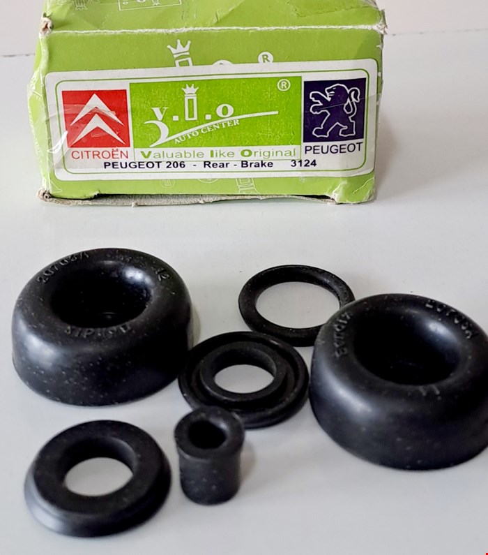 لوازم سیلندر ترمز چرخ عقب پژو 206