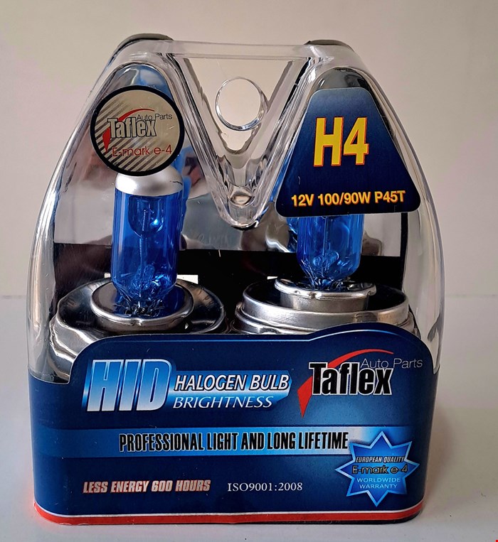 لامپ H4 گرد هالوژن دار 12V کره ای اصل یک جفت